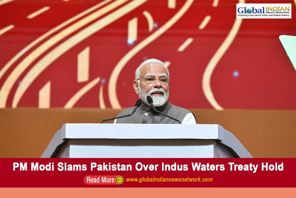 PM Modi Slams Pakistan Over Indus Waters Treaty Hold