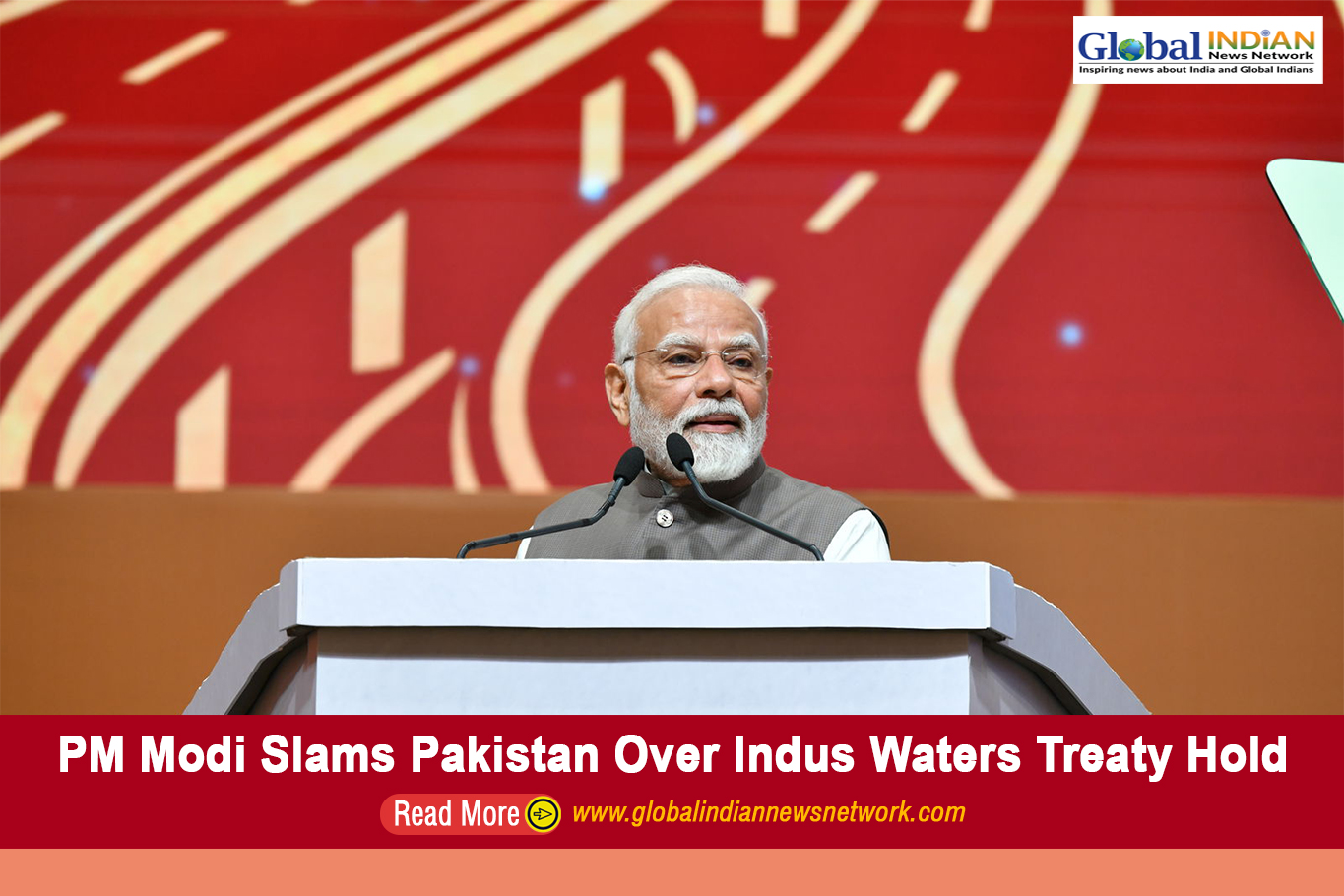  PM Modi Slams Pakistan Over Indus Waters Treaty Hold
