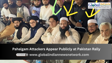Pahalgam Attackers Appear Publicly at Pakistan Rally