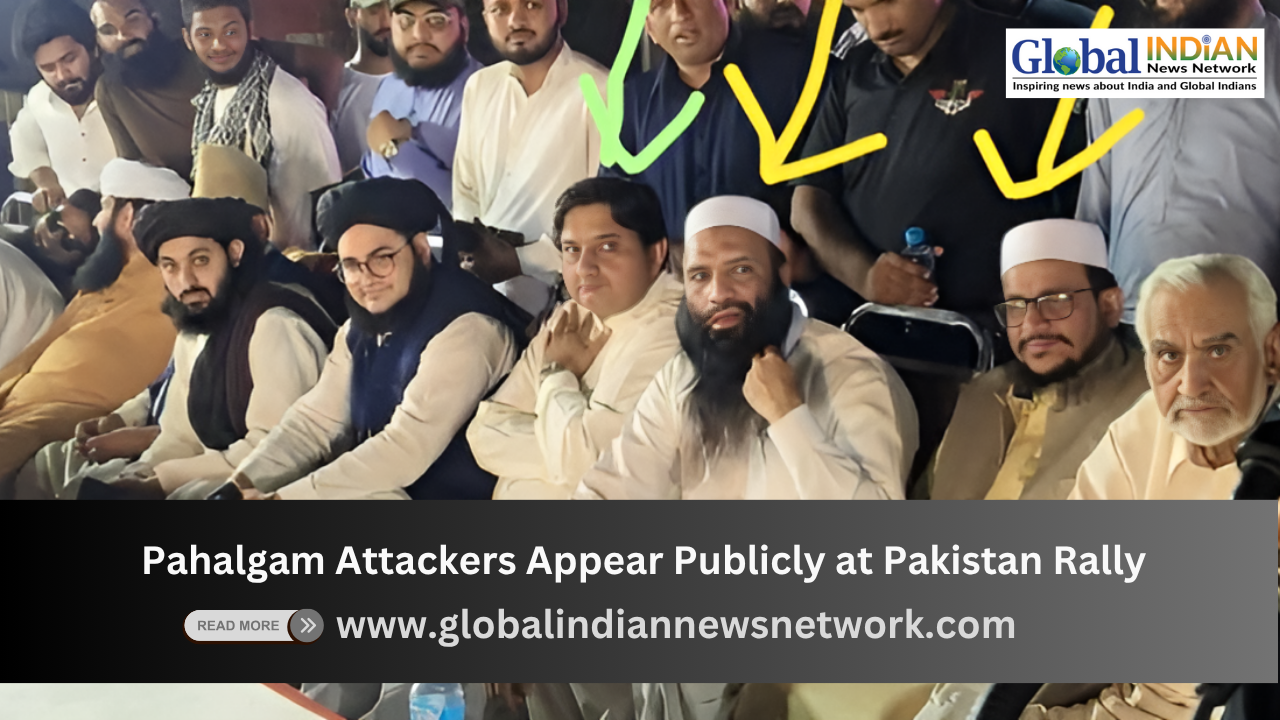 Pahalgam Attackers Appear Publicly at Pakistan Rally
