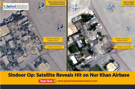 Sindoor Op: Satellite Reveals Hit on Nur Khan Airbase Sindoor Op: Satellite Reveals Hit on Nur Khan Airbase