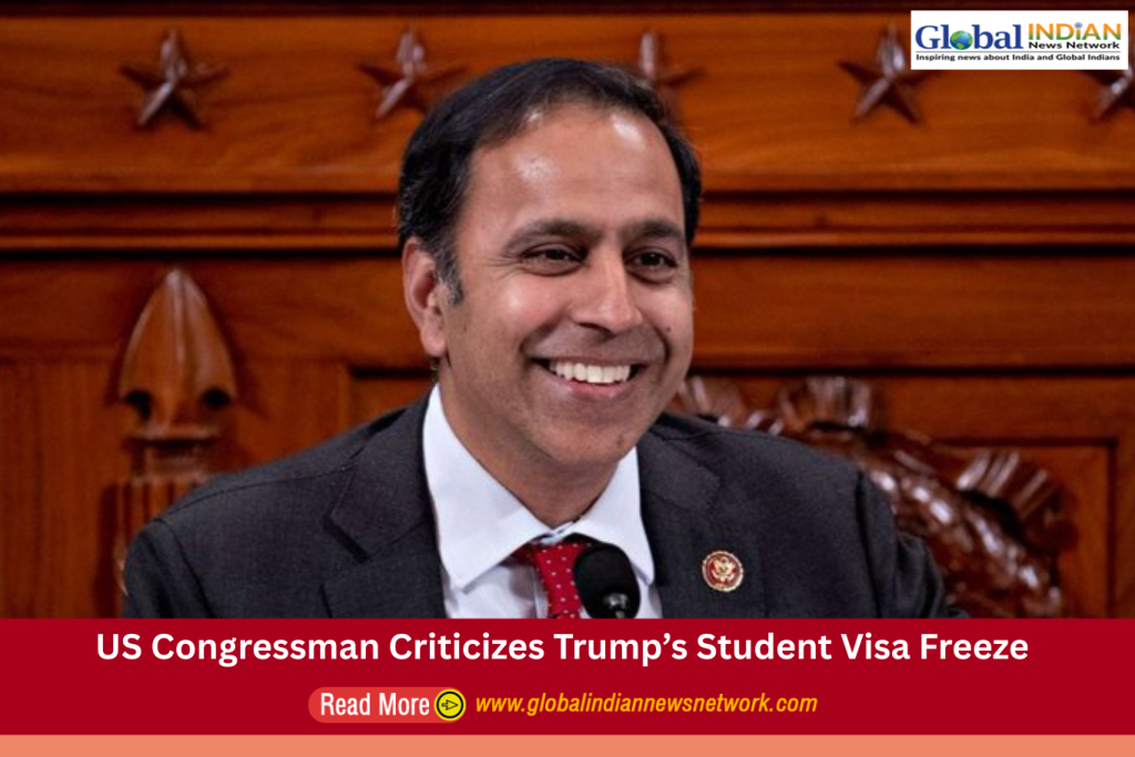 US Congressman Criticizes Trump’s Student Visa Freeze