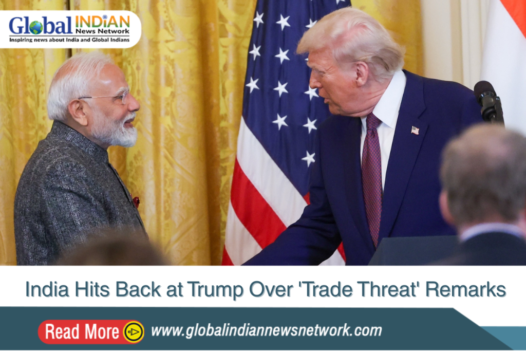 India Hits Back at Trump Over ‘Trade Threat’ Remarks India Hits Back at Trump Over 'Trade Threat' Remarks