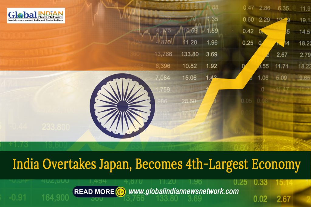India Overtakes Japan, Becomes 4th-Largest Economy