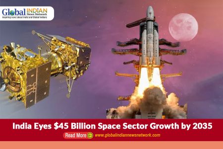 India Eyes $45 Billion Space Sector Growth by 2035 India Eyes $45 Billion Space Sector Growth by 2035