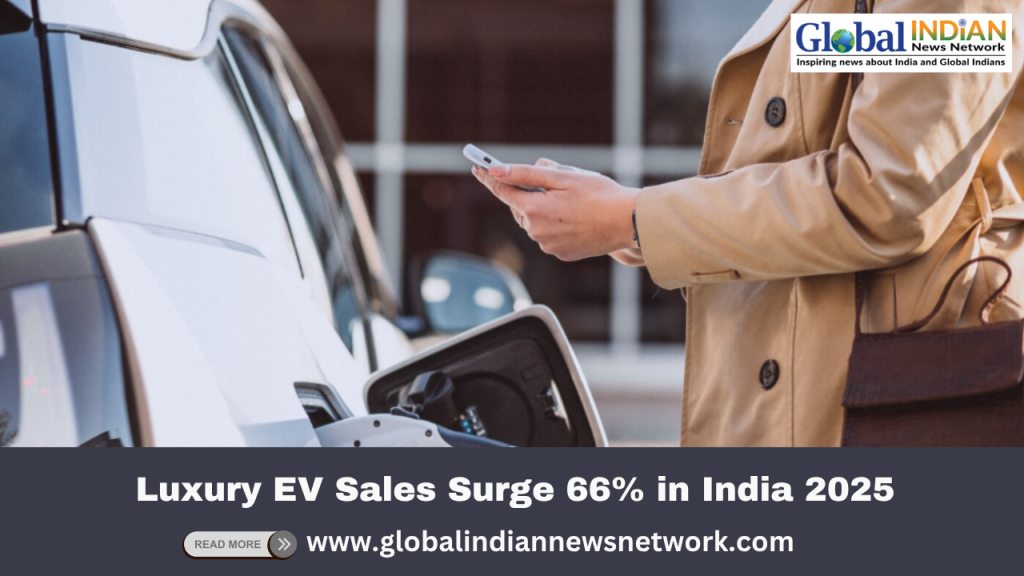 Luxury EV Sales Surge 66% in India 2025