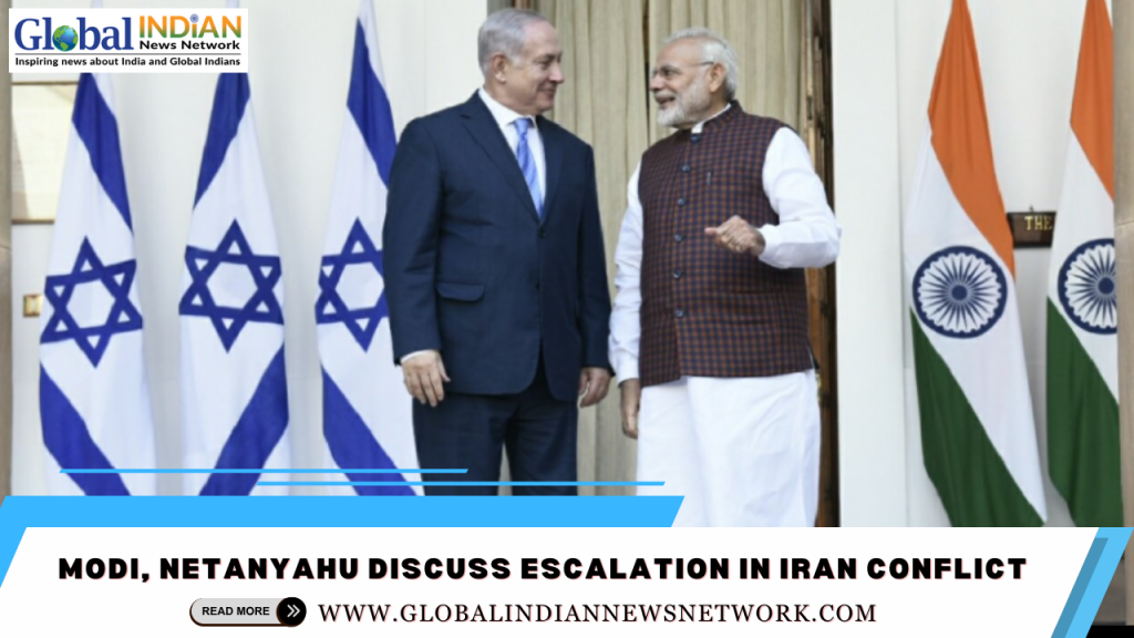 Modi, Netanyahu Discuss Escalation in Iran Conflict