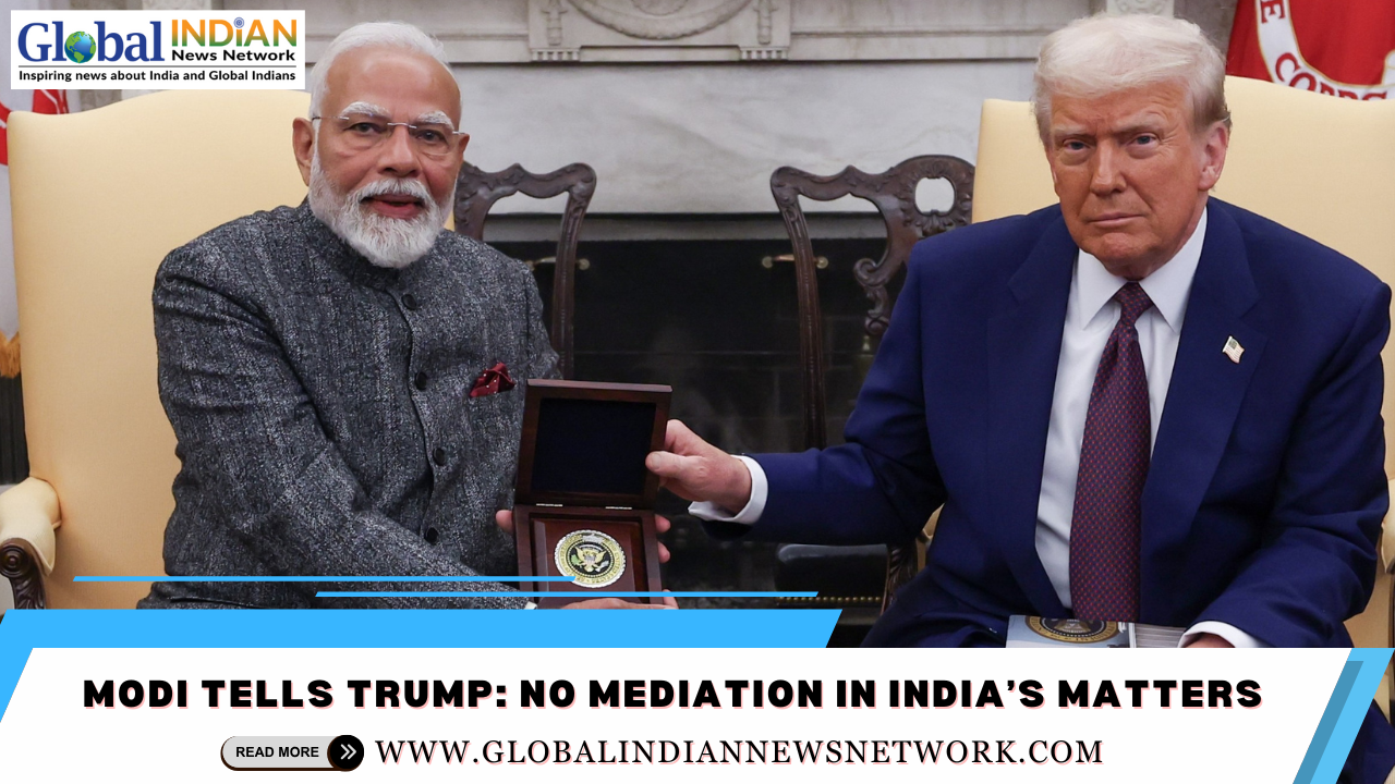  Modi Tells Trump: No Mediation in India’s Matters