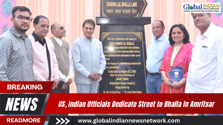 US, Indian Officials Dedicate Street to Bhalla in Amritsar