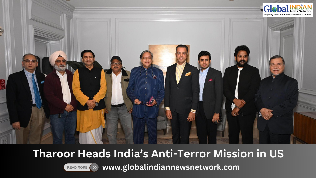 Tharoor Heads India’s Anti-Terror Mission in US