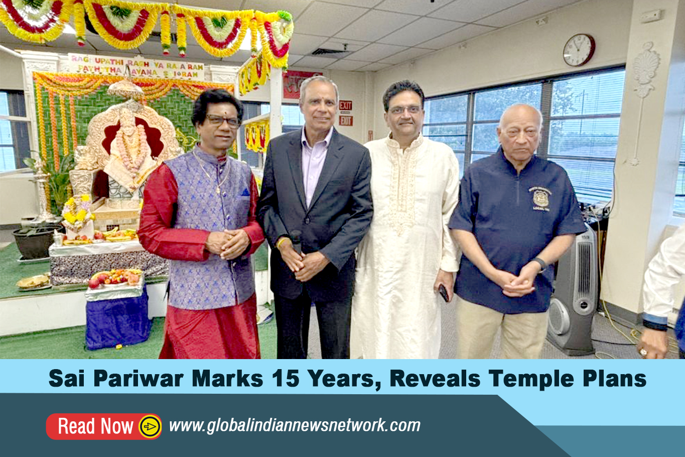  Sai Pariwar Marks 15 Years, Reveals Temple Plans