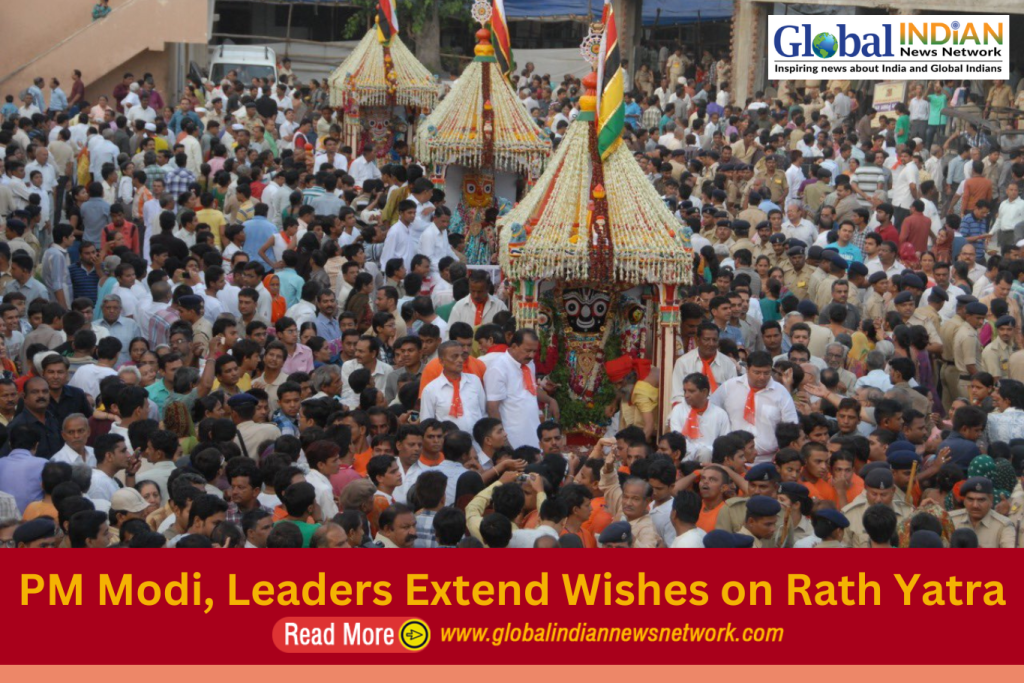 PM Modi, Leaders Extend Wishes on Rath Yatra