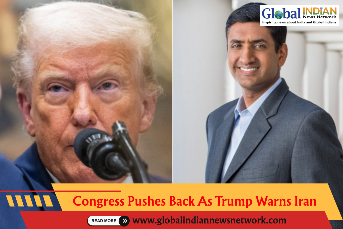  Congress Pushes Back As Trump Warns Iran