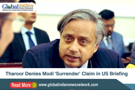 Tharoor Denies Modi ‘Surrender’ Claim in US Briefing
