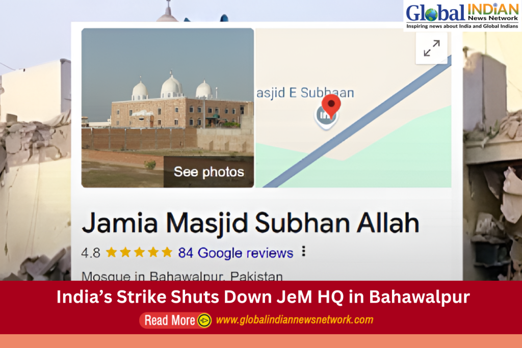 India’s Strike Shuts Down JeM HQ in Bahawalpur