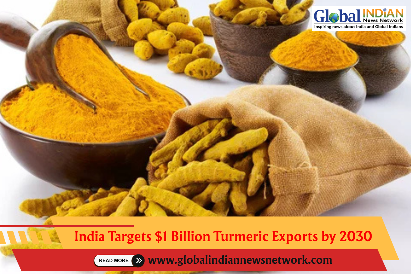  India Targets $1 Billion Turmeric Exports by 2030