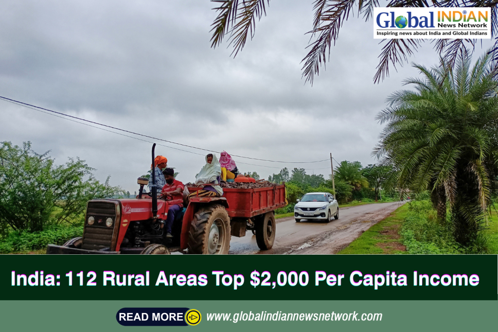India: 112 Rural Areas Top $2,000 Per Capita Income