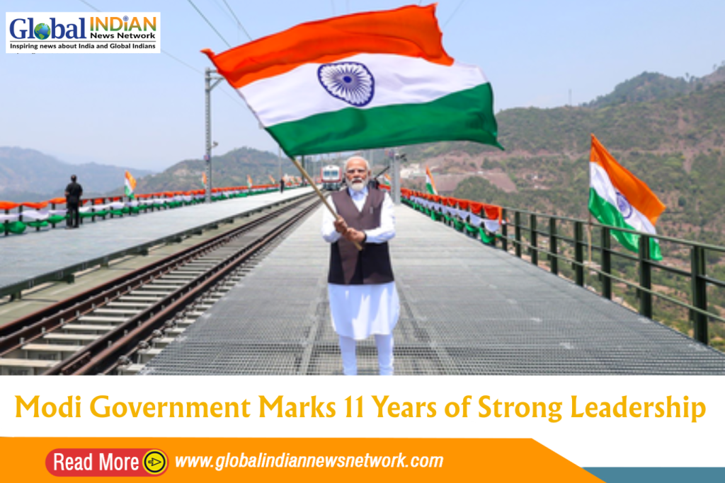 Modi Government Marks 11 Years of Strong Leadership