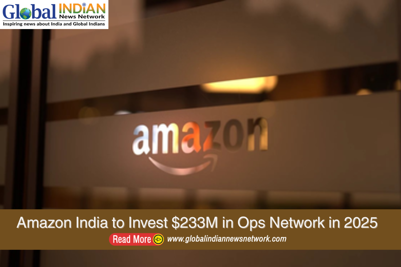 Amazon India to Invest $233M in Ops Network in 2025