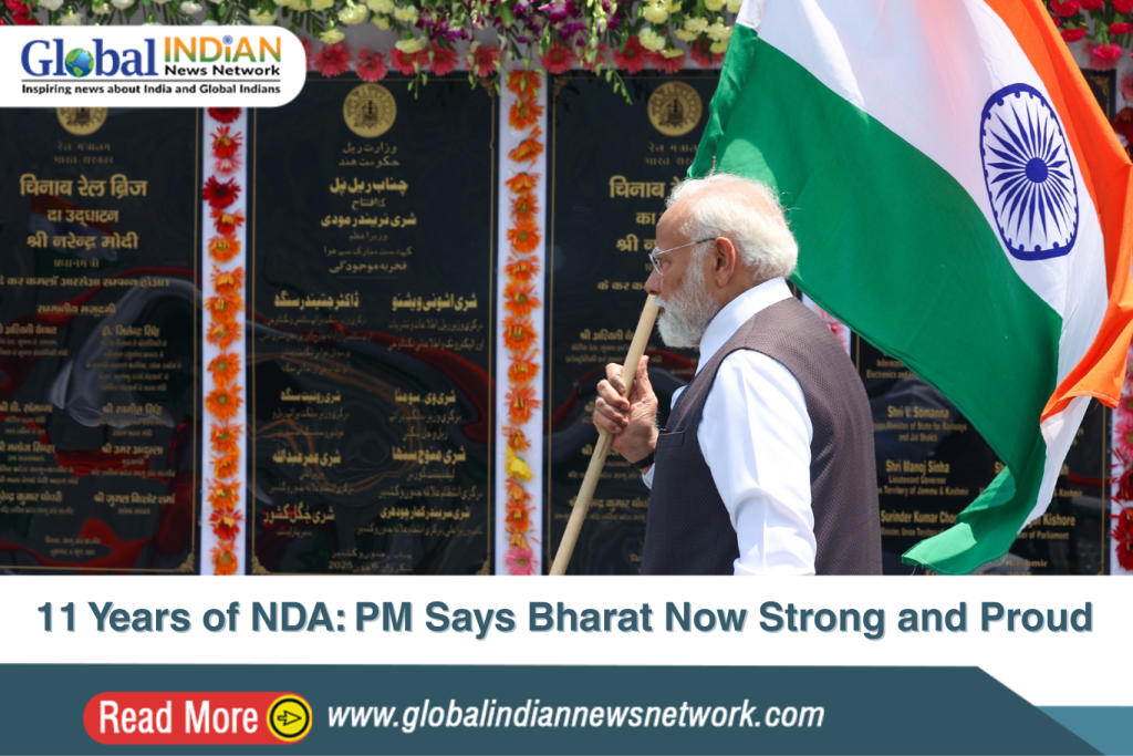 11 Years of NDA: PM Says Bharat Now Strong and Proud 11 Years of NDA: PM Says Bharat Now Strong and Proud