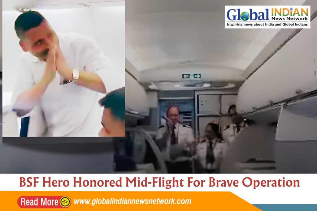 BSF Hero Honored Mid-Flight For Brave Operation