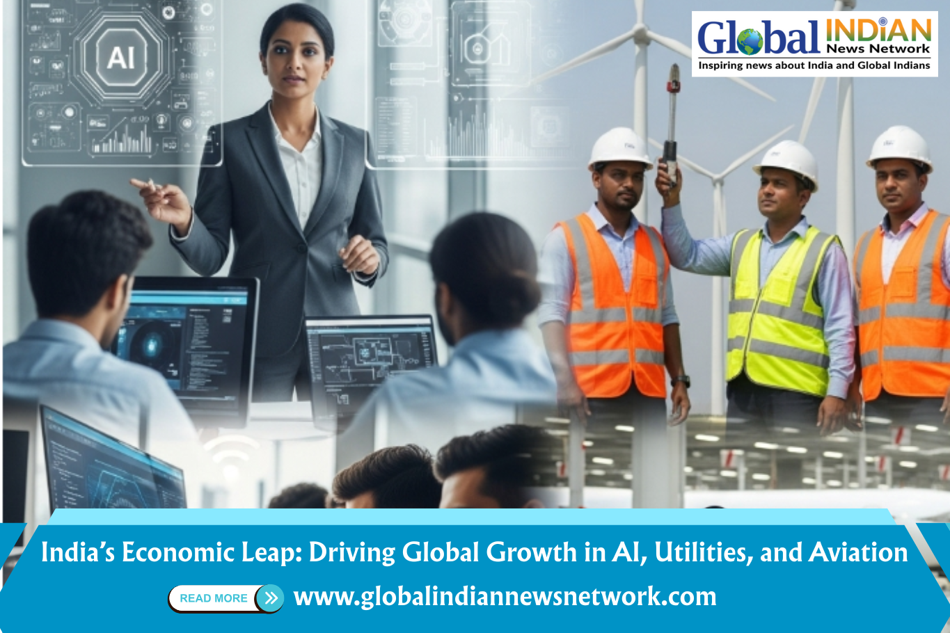 India’s Economic Leap: Driving Global Growth in AI, Utilities, and Aviation