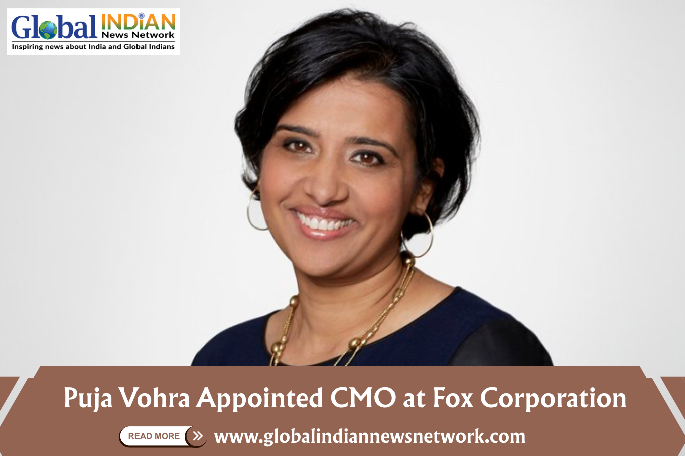 Puja Vohra Appointed CMO at Fox Corporation
