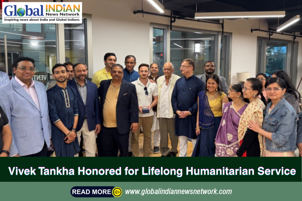 Vivek Tankha Honored for Lifelong Humanitarian Service Vivek Tankha Honored for Lifelong Humanitarian Service