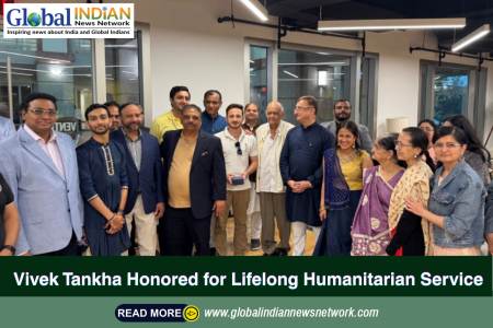 Vivek Tankha Honored for Lifelong Humanitarian Service Vivek Tankha Honored for Lifelong Humanitarian Service