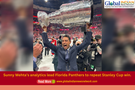 Sunny Mehta’s analytics lead Florida Panthers to repeat Stanley Cup win. Sunny Mehta’s analytics lead Florida Panthers to repeat Stanley Cup win.