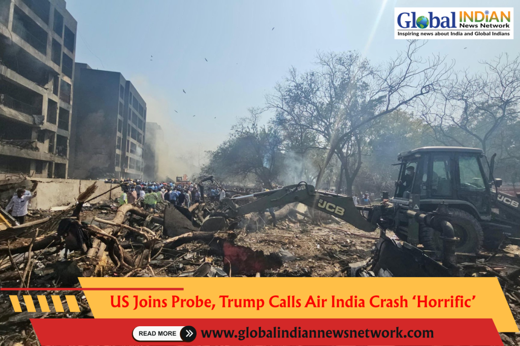 US Joins Probe, Trump Calls Air India Crash ‘Horrific’