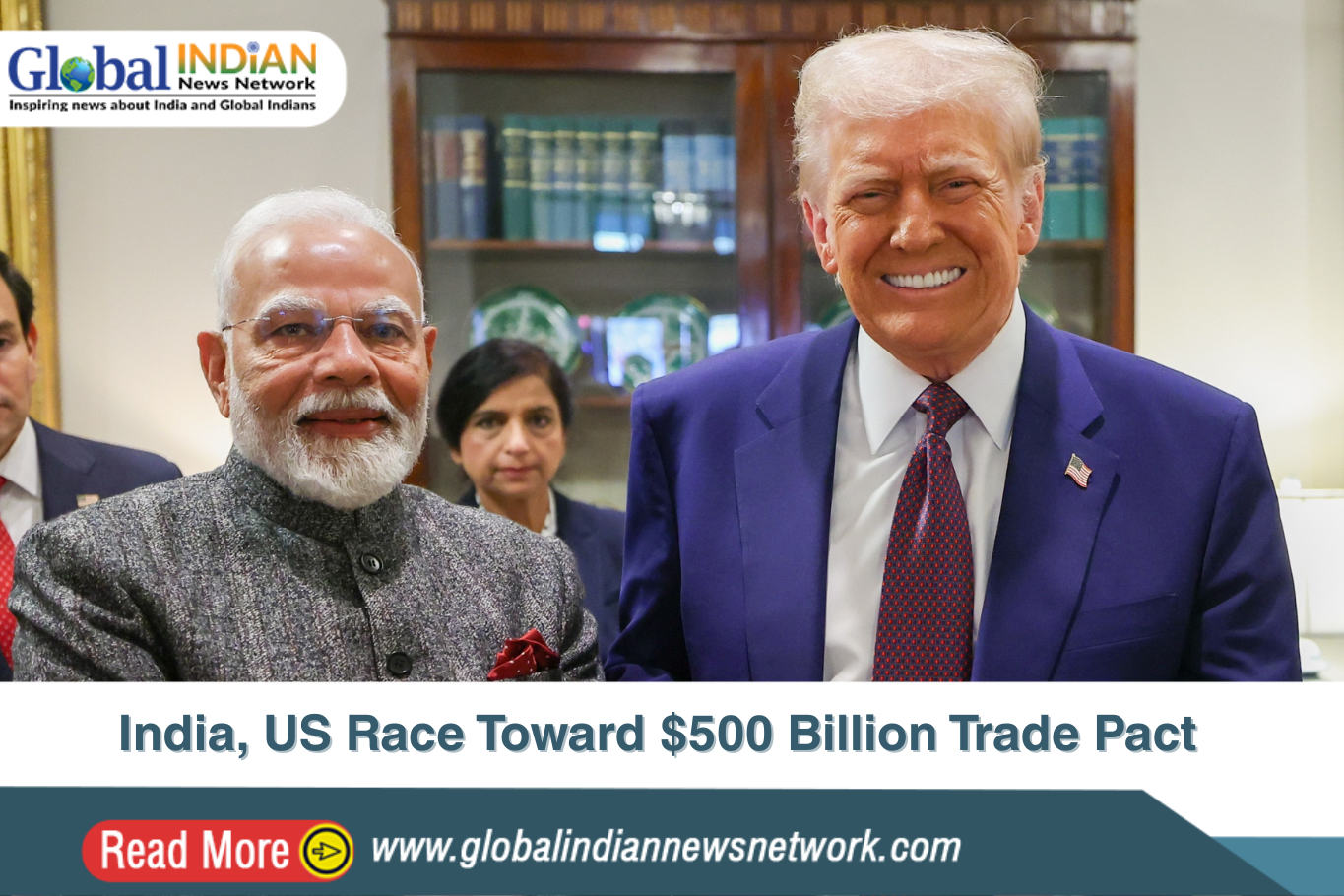  India, US Race Toward $500 Billion Trade Pact