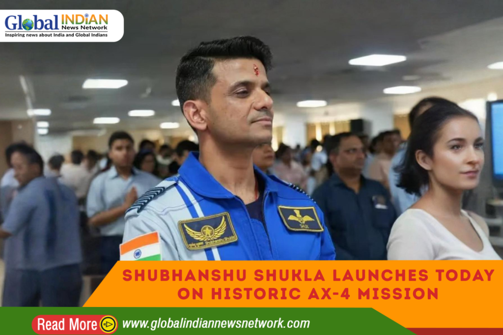Shubhanshu Shukla Launches Today on Historic Ax-4 Mission Shubhanshu Shukla Launches Today on Historic Ax-4 Mission