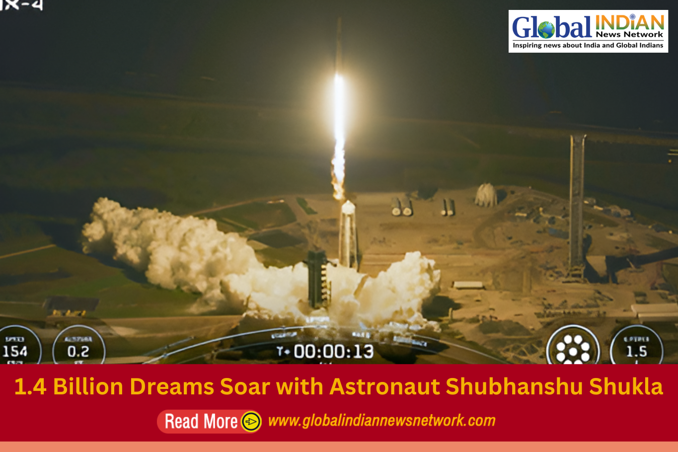 1.4 Billion Dreams Soar with Astronaut Shubhanshu Shukla