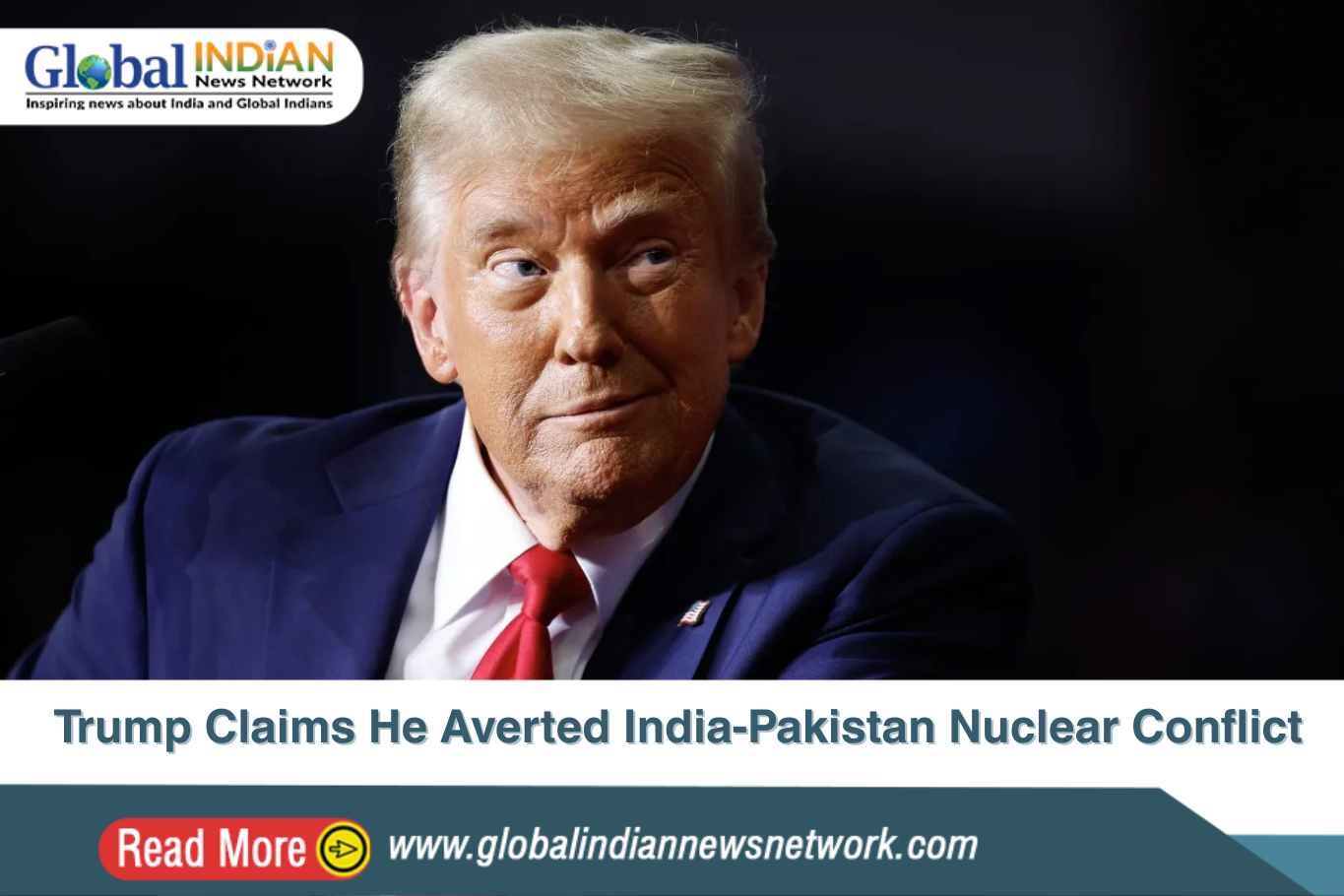  Trump Claims He Averted India-Pakistan Nuclear Conflict