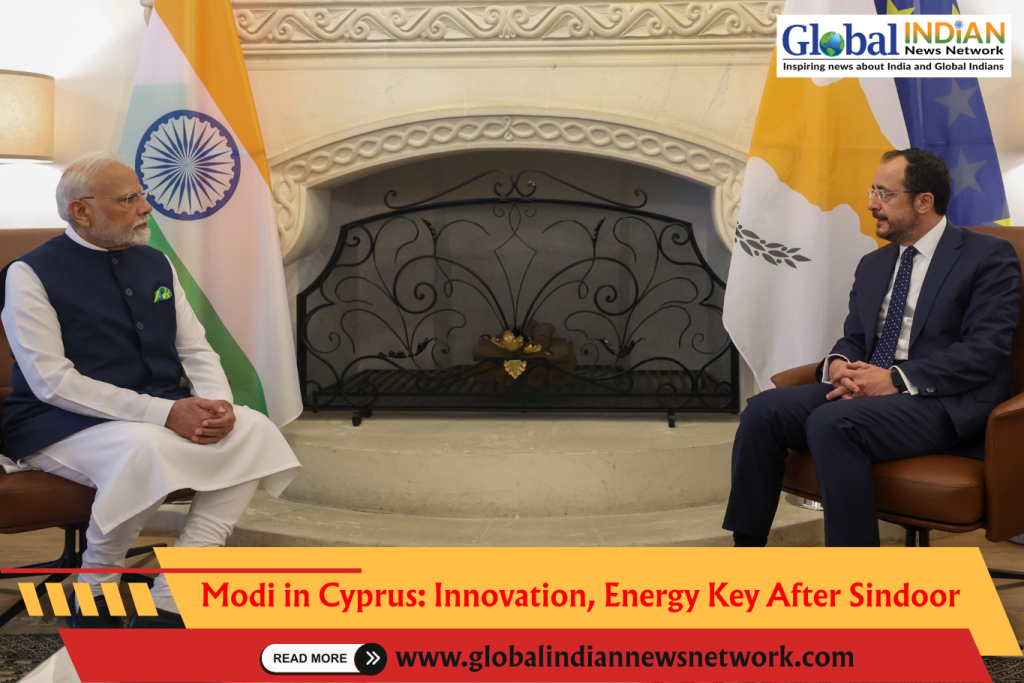 Modi in Cyprus-Innovation, Energy Key After Sindoor Modi in Cyprus: Innovation, Energy Key After Sindoor