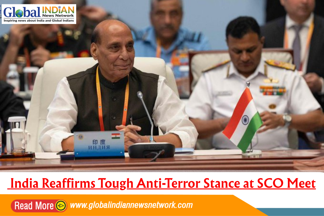  India Reaffirms Tough Anti-Terror Stance at SCO Meet