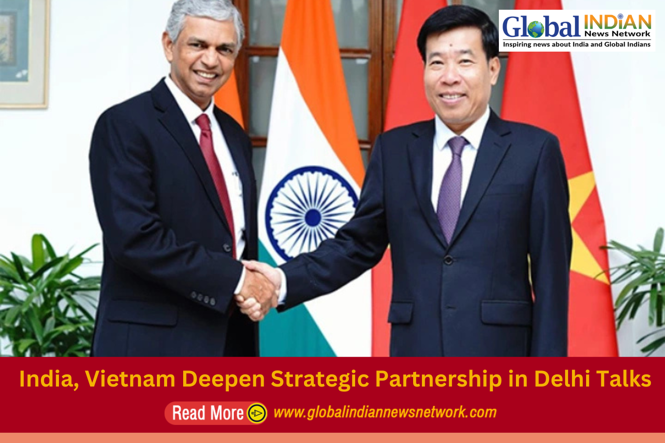  India, Vietnam Deepen Strategic Partnership in Delhi Talks