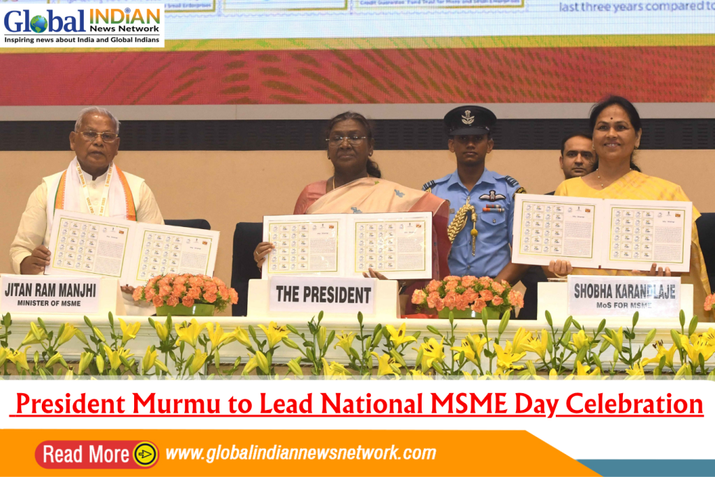 President Murmu to Lead National MSME Day Celebration