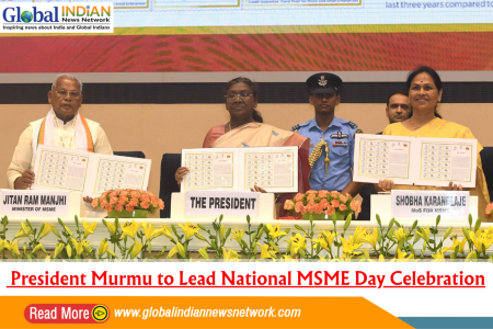 President Murmu to Lead National MSME Day Celebration