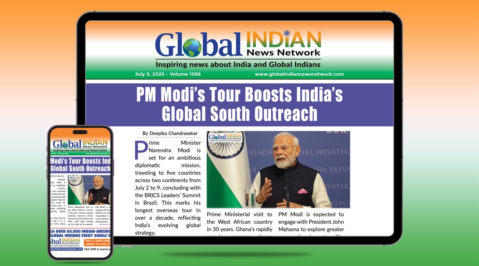 PM Modi’s Tour Boosts India’s Global South Outreach & Weekly Summary of Global Indians