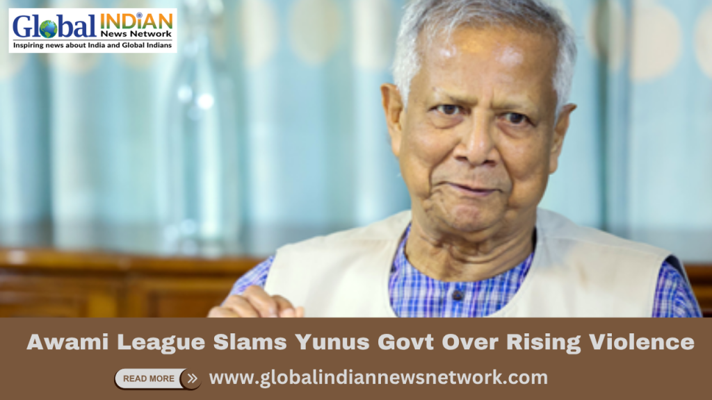 Awami League Slams Yunus Govt Over Rising Violence