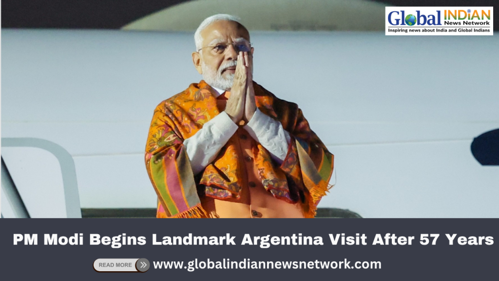 PM Modi Begins Landmark Argentina Visit After 57 Years