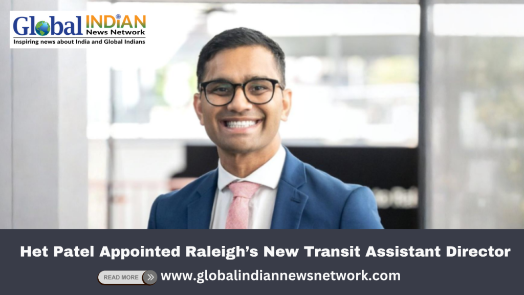 Het Patel Appointed Raleigh’s New Transit Assistant Director