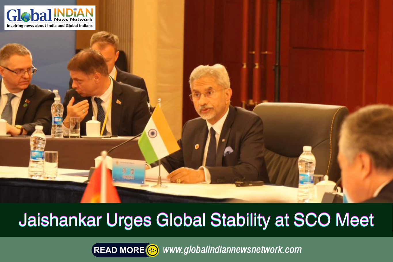  Jaishankar Urges Global Stability at SCO Meet
