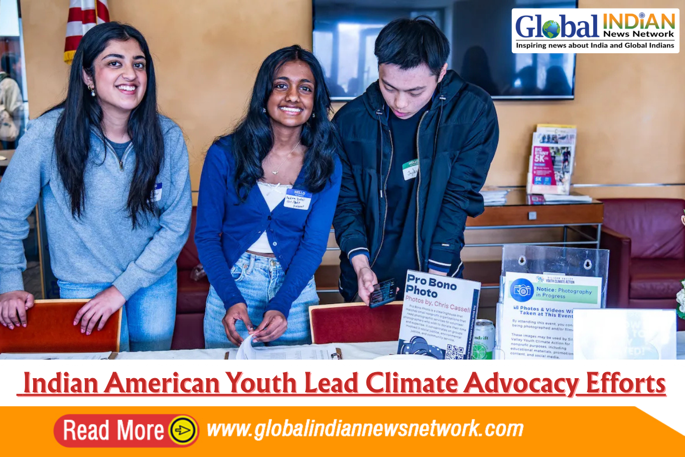  Indian American Youth Lead Climate Advocacy Efforts