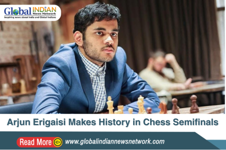 Arjun Erigaisi Makes History in Chess Semifinals