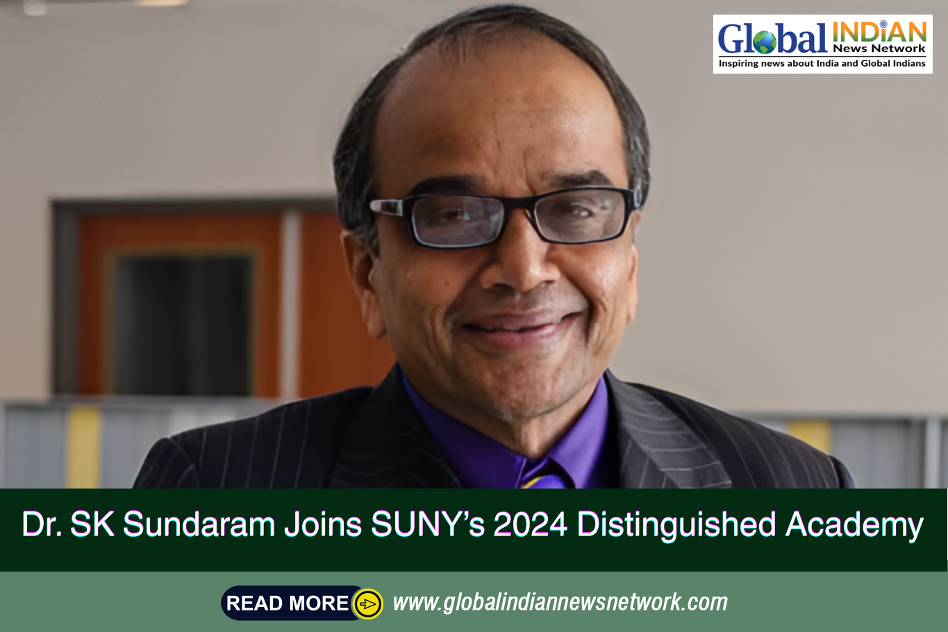 Dr. SK Sundaram Joins SUNY’s 2024 Distinguished Academy Dr. SK Sundaram Joins SUNY’s 2024 Distinguished Academy