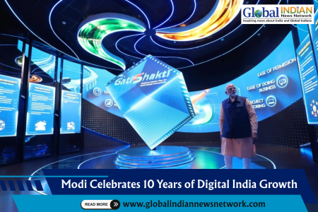Modi Celebrates 10 Years of Digital India Growth