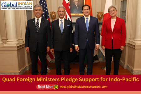 Quad Foreign Ministers Pledge Support for Indo-Pacific